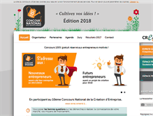 Tablet Screenshot of leconcoursdelacreation.fr